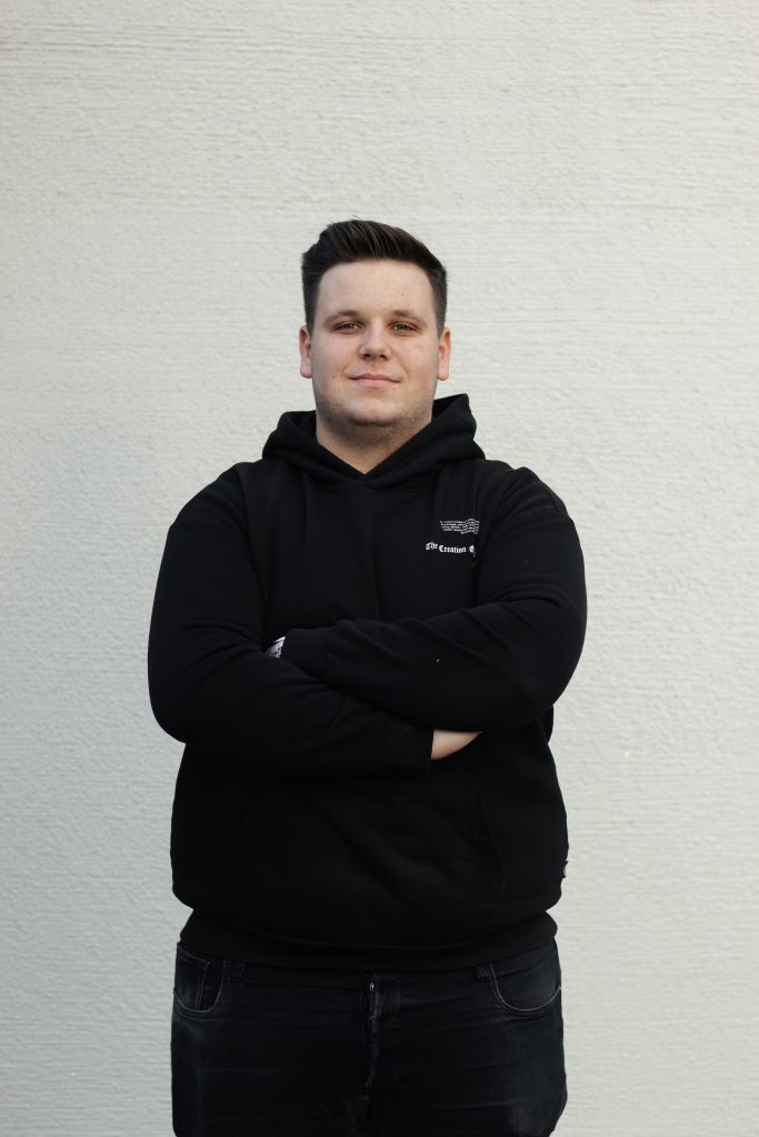 Auszubildender Jonas Kreuzbusch